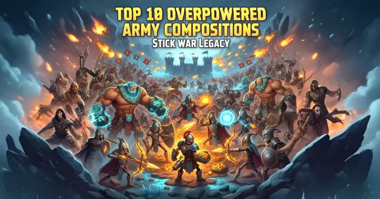 top 10 overpowered army compositions in stick war legacy