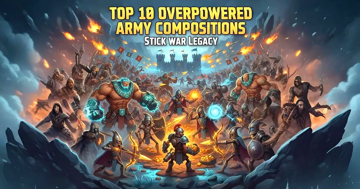 top 10 overpowered army compositions in stick war legacy